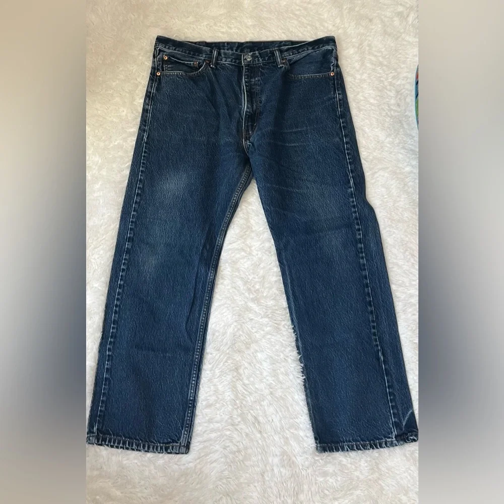Levi's 505 Dark Blue Straight Jeans